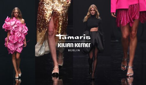Kilian Kerner und Tamaris feierten ihr Kollaborations-Debüt auf der Berlin Fashion Week. (Foto: Tamaris)