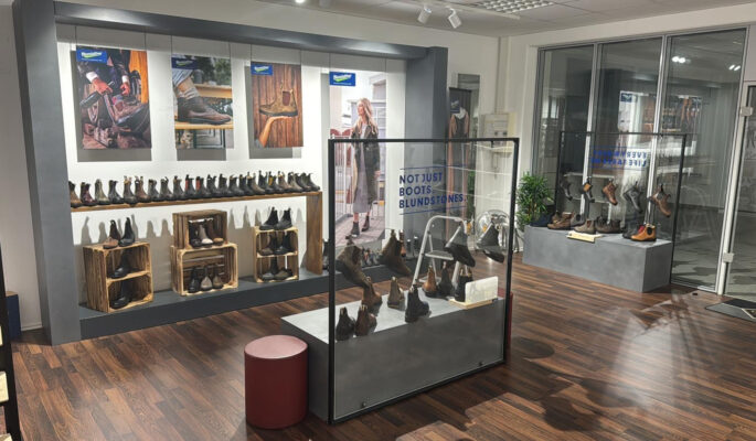 Der neue Blundstone-Showroom im SOC Sindelfingen (Foto: Central Trade)
