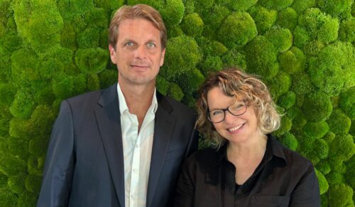 Die ANWR Schuh-Geschäftsführer Astrid Heinze und Patrick Gottesleben (Foto: ANWR)
