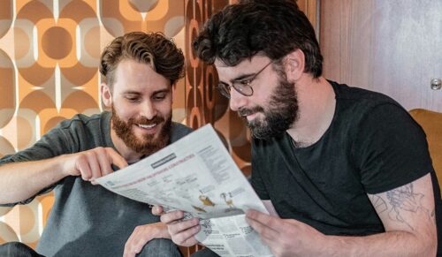 Die Lennertson-Gründer Robin Carlo Kuijpers und Robin Todde. (Foto: Lennertson)