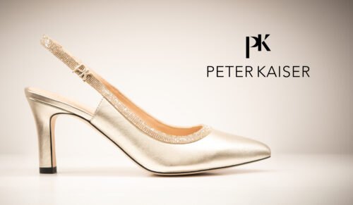 Peter Kaiser-Pumps in Gold (Foto: Peter Kaiser)