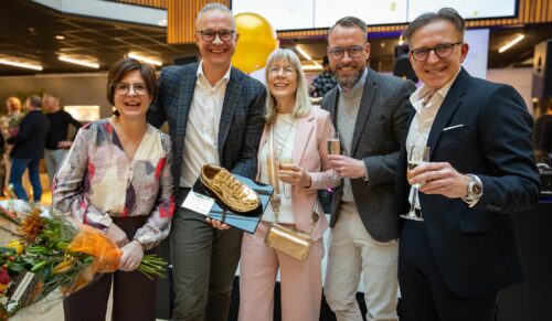 Solidus wurde mit dem „Goldenen Schuh“ ausgezeichnet. (Foto: Solidus)
