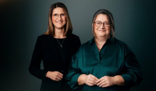 Die neue CEO Petra Scharner-Wolff (rechts) und ihre Nachfolgerin als CFO Katy Roewer. (Foto: Otto Group)