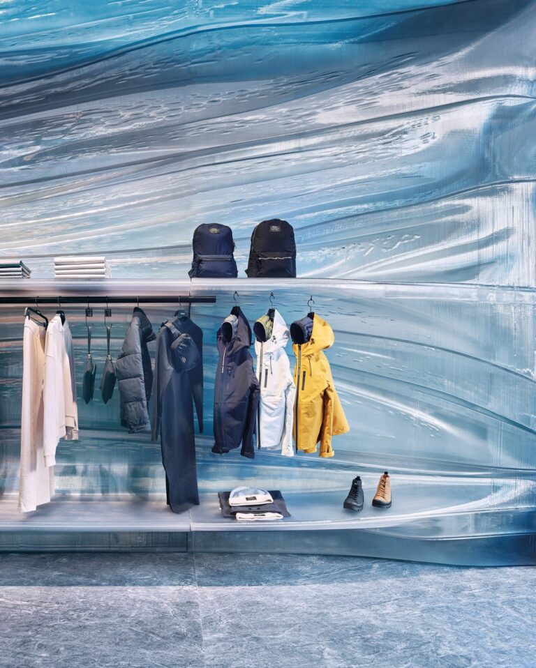 Recycelbares Interieur aus dem 3D-Drucker im Ecoalf-Store in Madrid. (Foto: Ecoalf)