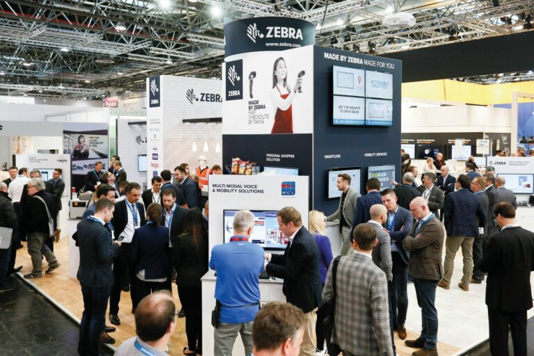 Stand von Zebra Technologies (Foto: Messe Düsseldorf/Ctillmann)