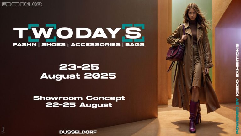 Der zweite Termin der Twodays findet vom 23. bis zum 25. August 2025 statt. (Foto: Igedo Exhibitions)