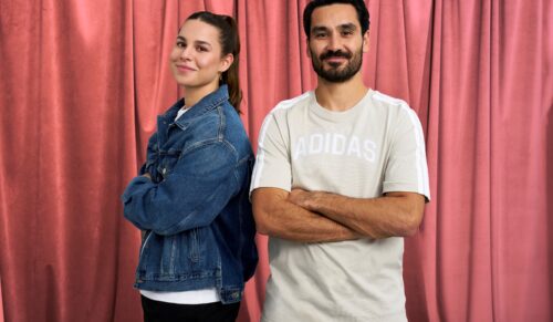 Lena Oberdorf und Ilkay Gündogan sind Testimonials der neuen Kampagne von Deichmann und Adidas (Foto: Deichmann)