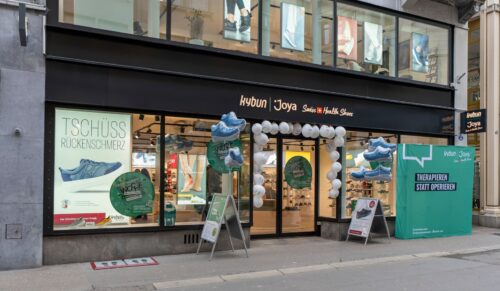 Der neue Kybun Joya-Flagship-Store in St. Gallen. (Foto: Kybun Joya)