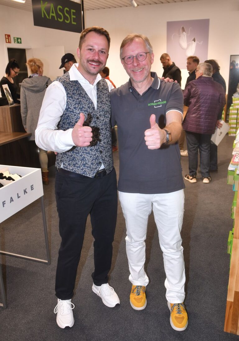 Clemens und Vater Robert Haaser (Foto: Schuh-Haaser)