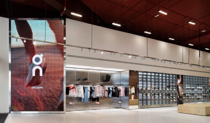Der On-Store in Mailand (Foto: Joe Clark/On Running)
