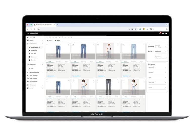 In der Replenishment-Liste mit allen Artikeln zu sehen sind sowohl der Overstock als auch die mangels Verfügbarkeit nicht erfolgten Verkäufe. (Foto: Chainbalance)