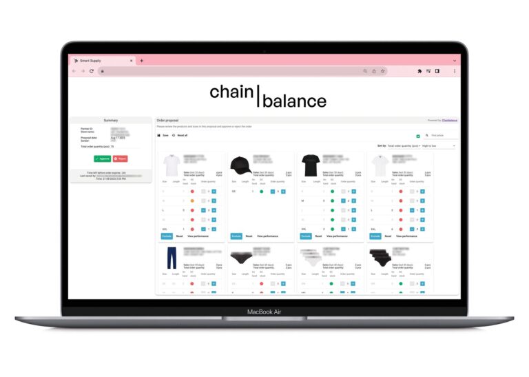 Die Smart Order Proposal ist ein Modul, mit dem der Hersteller Vorschläge an den Händler schicken kann. Sie werden in einer Übersicht angezeigt und können mit einem Klick angenommen werden. (Foto: Chainbalance)