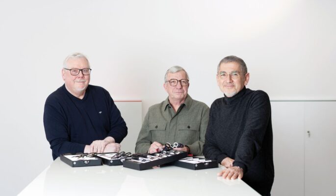 Die Geschäftsführer von F+M Private Label v. l. n. r. Guido Frischkorn; Marian Mittelman; Thomas Akiyama (Foto: Redpear-Kermann)