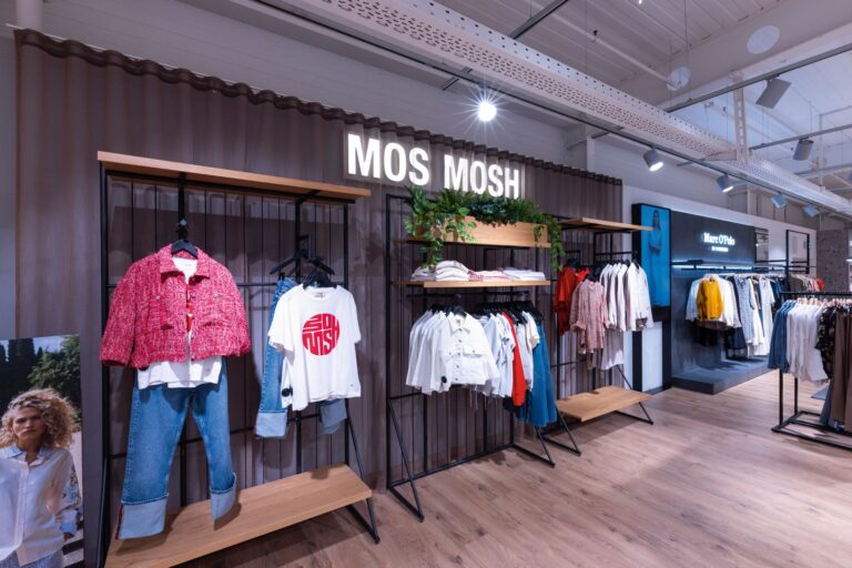 Marken wie Mos Mosh und Marc O’Polo werden in eigenen Bereichen produktübergreifend präsentiert. (Foto: Muecke)