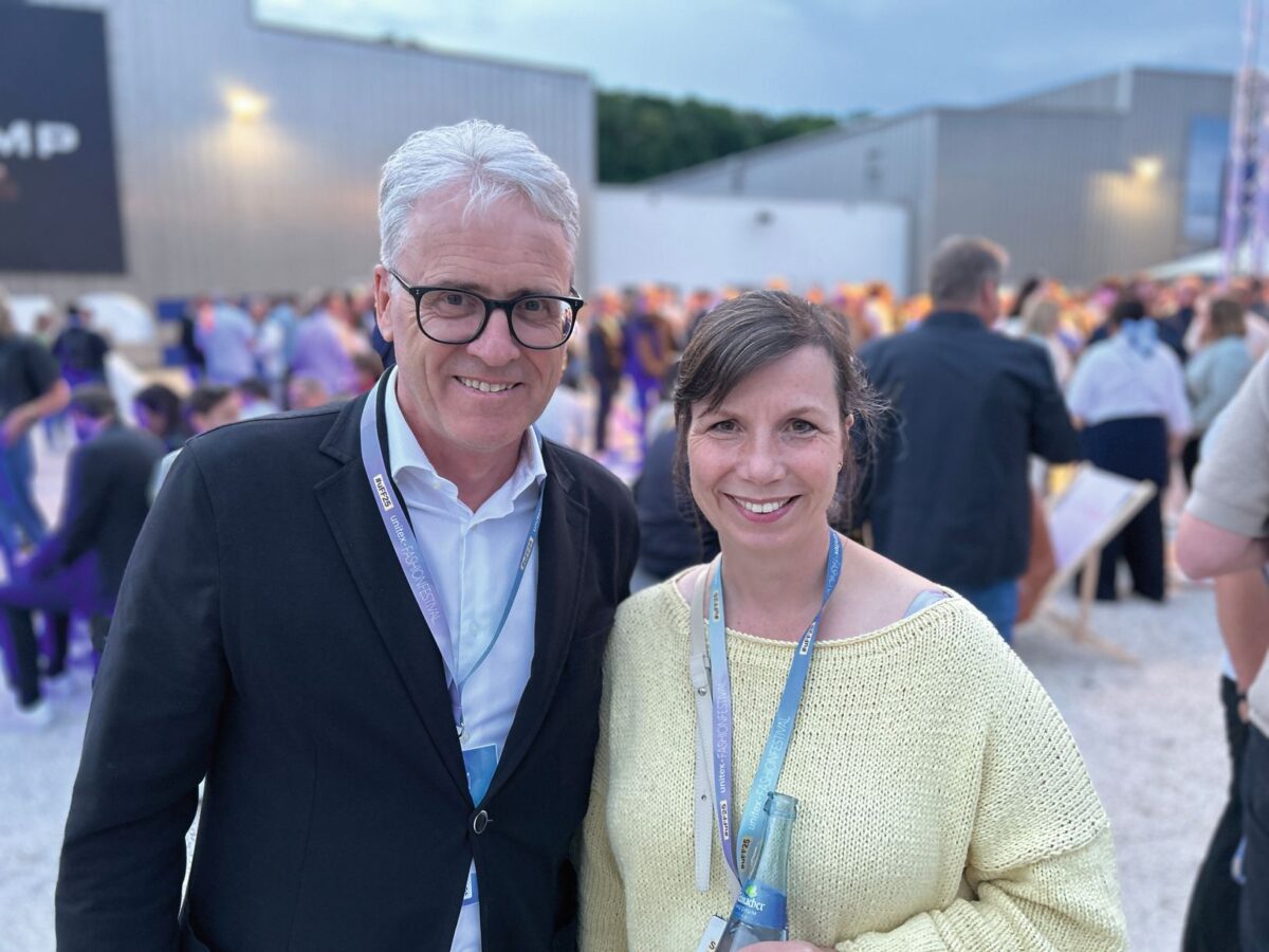 Andreas Schaller & Petra Steinke (Foto: Redaktion)