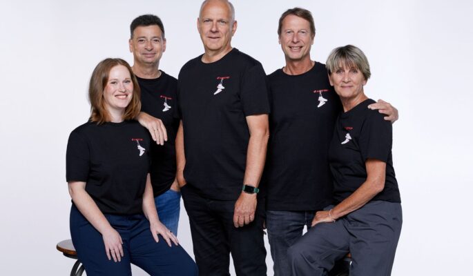 Das Lotto-Vertriebsteam für den deutschen Markt (von links nach rechts): Henrike Träder, Matthias Bahl, Rolf Schmittel, Uwe Semrau, Nadja Molnar (Foto: Lotto)