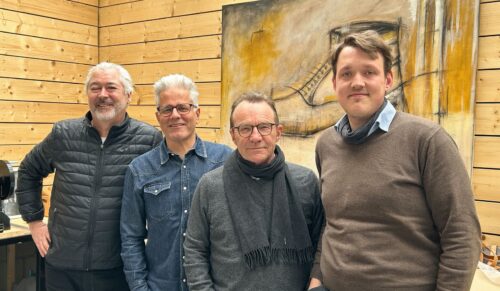 (v.l.n.r.): Rudolf Scherf, Jürgen Gerber, Rolf Rainer und Felix Adler – die vier Draufgänger (Foto: Redaktion)