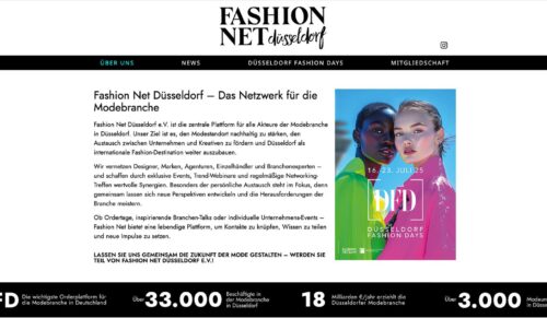 Der neue Online-Auftritt von Fashion Net (Screenshot: Redaktion)