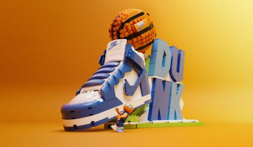 Der Lego Nike Dunk erscheint am 1. Juli. (Foto: Nike)