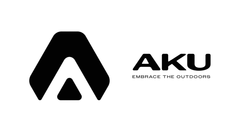Das neue Logo und die neue Wortmarke mit dem Claim Embrace the Outdoors (Foto: Aku)