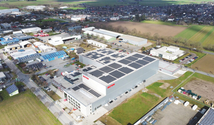 Das Elten-Logistikzentrum (Foto: Elten) 