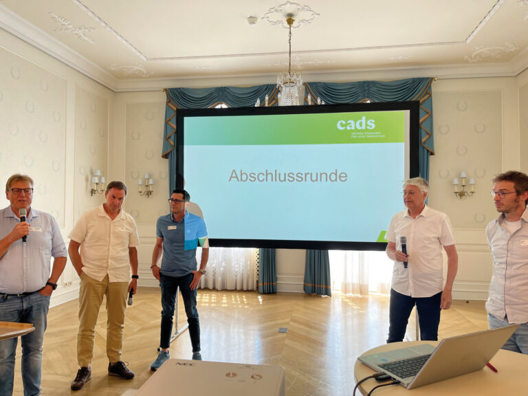 Der Cads-Vorstand (v.l.): Andreas Tepest, Markus Nelke, Christian Ludy, Andreas Burmeister, Sven Reimers (Foto: Redaktion)