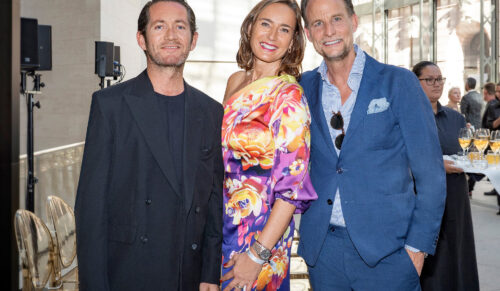 Jason Visse-Demortier, Silke Sonnenhauser (beide BestSecret), Dirk Büscher (Marc Cain) (Foto: Marc Cain)