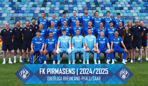 Mannschaftsfoto des FK Pirmasens aus der Saison 2024/2025. (Foto: FK Pirmasens)