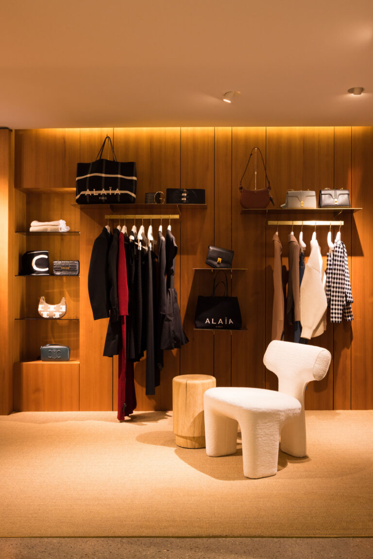 Warme Farben und Materialien: Alaïa ist eine der wichtigsten Brands in der DOB. (Foto: Bungalow) 
