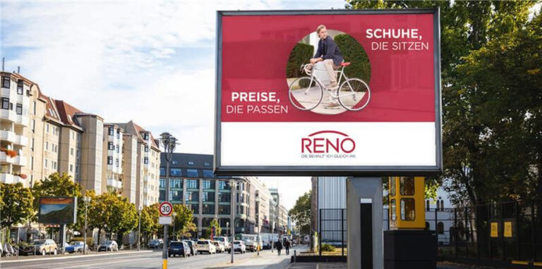 Werbung für Reno: „Größte Imagekampagne in der Geschichte unseres Unternehmens.“ (Foto: Kienast)