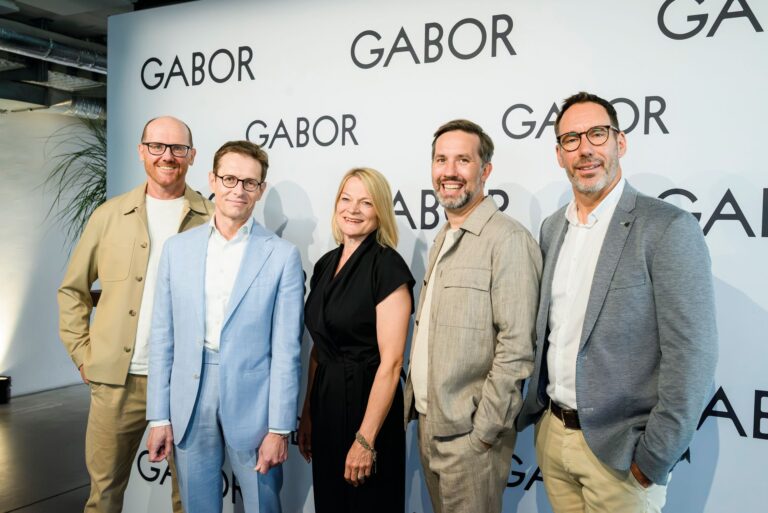 Gruppenbild beim Gabor-Event in München (v.l.n.r.): Markus Reheis, Stefan Blöchinger, Kristin Käpplinger, Sascha Negele, Tom Czizegg (Foto: Gabor)