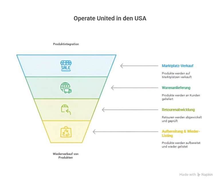 So funktioniert der Verkauf in den USA via Shopfair. (Grafik: Shopfair)