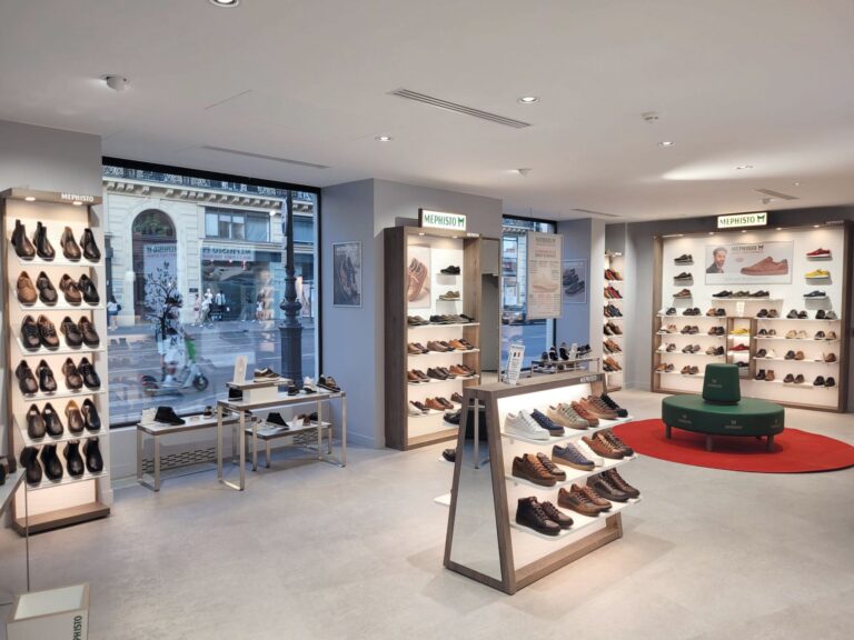 Mephisto-Store in Paris: Insgesamt gibt es über 900 Monomarken-Stores, die meisten in Zusammenarbeit mit unabhängigen Schuhhändlern. (Foto: Mephisto)