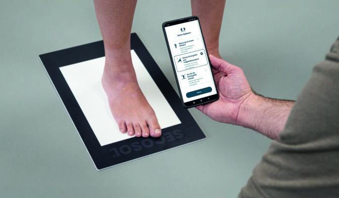 Die App empfiehlt passende Schuhe (Foto: Footprint Technologies)
