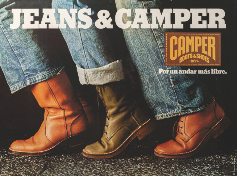 Marketingmaterial aus
der Markengeschichte
von Camper (Foto: Camper)