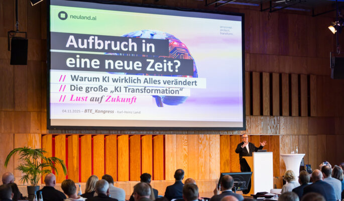 Keine Angst vor KI haben, sondern ihre Möglichkeiten nutzen. Das empfiehlt Karl-Heinz Land. (Foto: BTE)