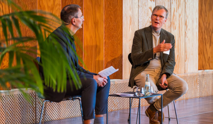 Axel Augustin (BTE) und Helmut Hagner (Frey Handelsgruppe) (Foto: BTE)