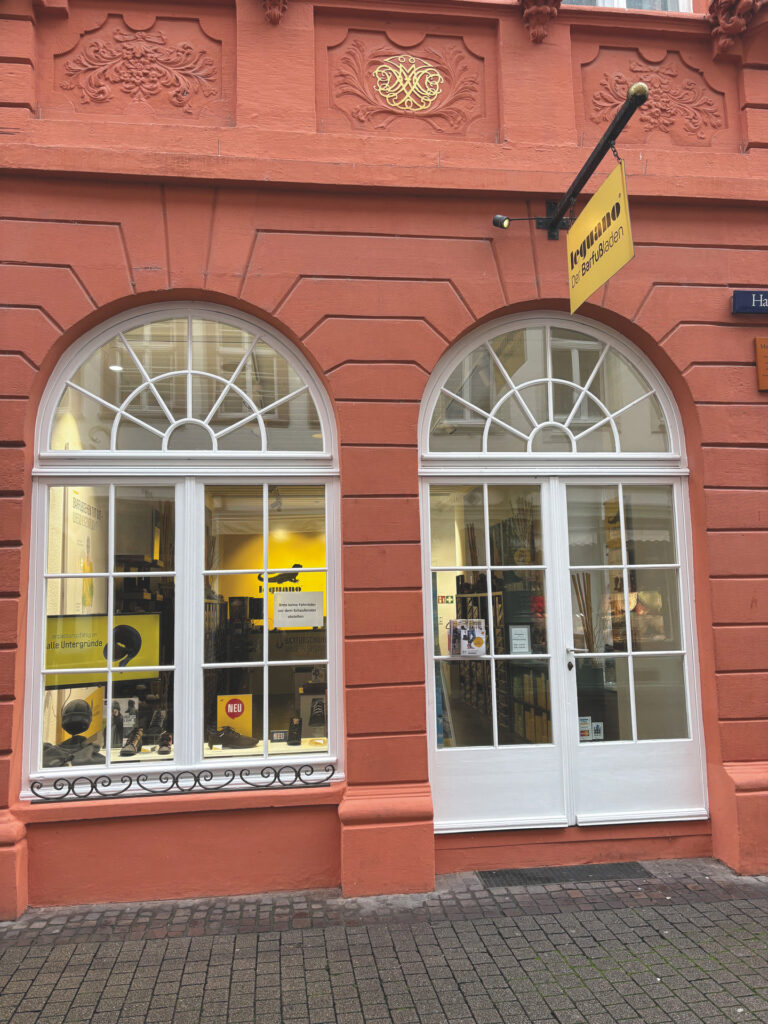 Der Leguano-Barfußstore in Heidelberg (Foto: Redaktion)