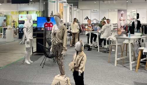 Adidas-Stand auf der ANWR Order Sport & Lifestyle (Foto: Redaktion)