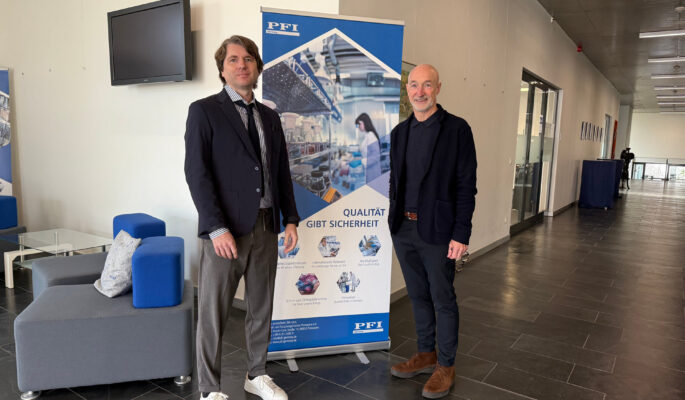 Prof. Dr. Günter Schell (links) und Michael Tackenberg (rechts) (Foto: PFI)