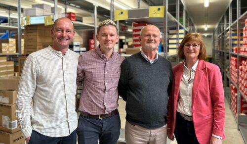 Familie Majowski (von links): Nico Vetter, Marc Majowski, Joachim Majowski, Gerswind Majowski (Foto: Redaktion)