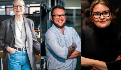 Christiane Brunk (v.l.), Artur Wagner und Friederike Salzmann. (Foto: Braun Büffel)
