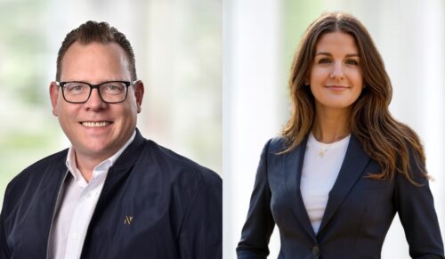 Goldkrone-Geschäftsführer Tobias Ockenfels und ANWR Schuh-Geschäftsführerin Désirée Orlowski (Fotos: ANWR Group)