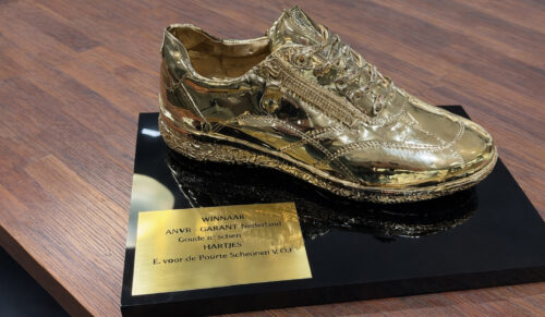 Auszeichnung für Hartjes: der Goldene Schuh (Foto: Hartjes)