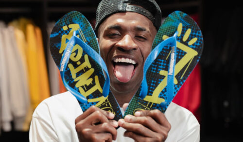 Vinícius Jr. wird zum Gesicht der Flip-Flop-Marke Havaianas (Foto: Havaianas)
