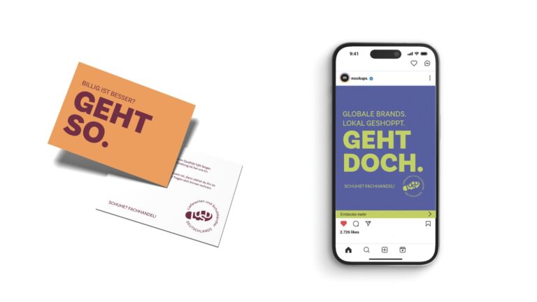 Im Mai sollen geballt möglichst viele Kanäle bespielt werden. Dafür gibt es Social Media-Material und Postkarten. (Fotos: ANWR Schuh)