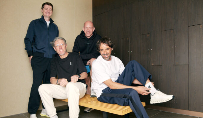 V.l.n.r.: Scott Maguire, Olivier Bernhard, David Allemann, Caspar Coppetti (Foto: On)