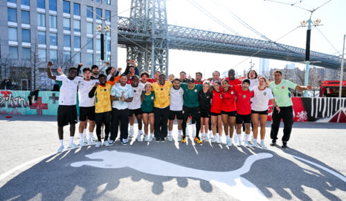 Die neuen Puma-Trikots wurden in New York vorgestellt. (Foto: Madison Voelkel/Puma)