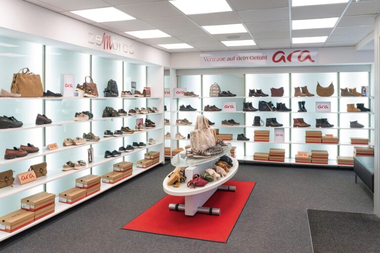 Ara-Fläche im Schuhhaus Zembrod in Bad Saulgau (Foto: Ara)