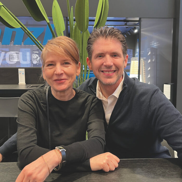 Sigrid Brewka-Steeves und Peter Hartmann, Wanzl (Foto: Redaktion)